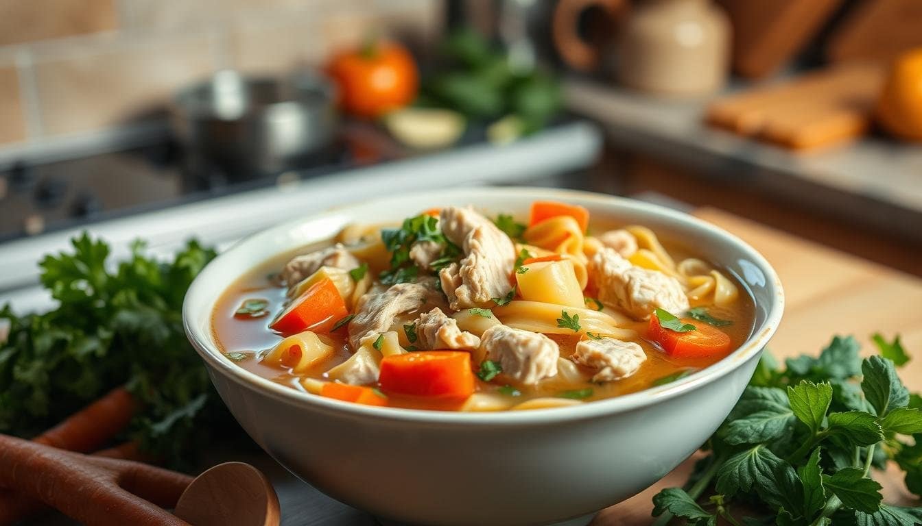 chicken noodle soup nutrional